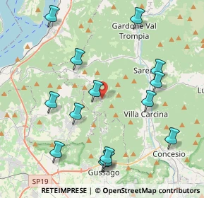 Mappa Via Cugno, 25060 Brione BS, Italia (4.55714)