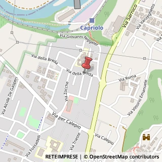 Mappa Via della Breda,  12, 25031 Capriolo, Brescia (Lombardia)