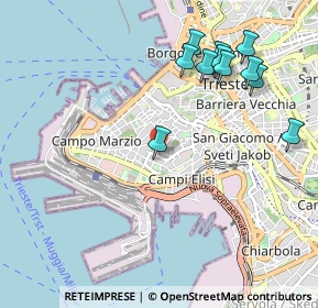 Mappa Via Antonio Madonizza, 34143 Trieste TS, Italia (1.10818)