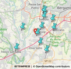 Mappa Viale Mariano, 24044 Dalmine BG, Italia (3.59182)