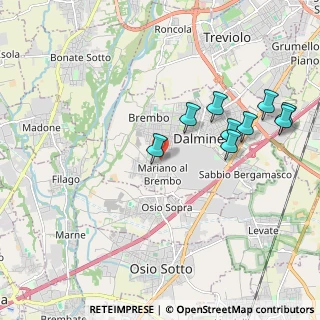 Mappa Viale Mariano, 24044 Dalmine BG, Italia (2.52636)
