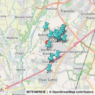 Mappa Viale Mariano, 24044 Dalmine BG, Italia (1.26933)