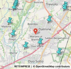 Mappa Viale Mariano, 24044 Dalmine BG, Italia (3.02091)