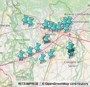 Mappa Viale Mariano, 24044 Dalmine BG, Italia (7.1895)