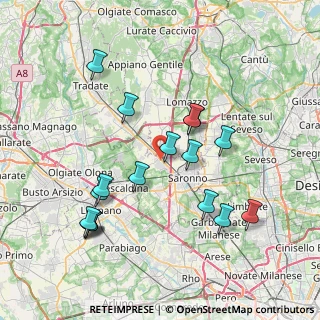 Mappa Via Brera, 21040 Gerenzano VA, Italia (7.81294)