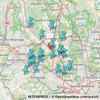 Mappa Via Brera, 21040 Gerenzano VA, Italia (6.74947)