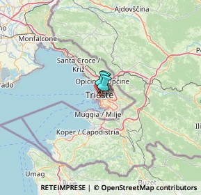 Mappa Via Cristoforo Belli, 34137 Trieste TS, Italia (42.64769)