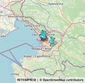 Mappa Via Cristoforo Belli, 34137 Trieste TS, Italia (41.72167)