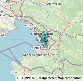 Mappa Via Cristoforo Belli, 34137 Trieste TS, Italia (45.08)