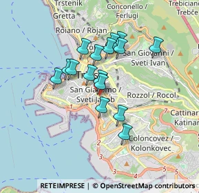 Mappa Via Cristoforo Belli, 34137 Trieste TS, Italia (1.34938)