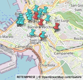 Mappa Via Cristoforo Belli, 34137 Trieste TS, Italia (0.978)