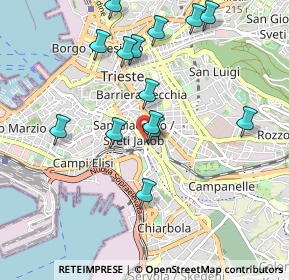 Mappa Via Cristoforo Belli, 34137 Trieste TS, Italia (0.985)