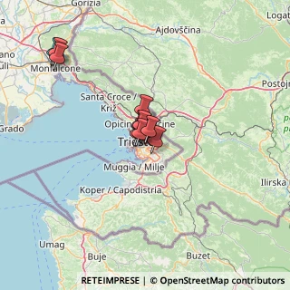 Mappa Trieste, 34129 Trieste TS, Italia (8.81667)