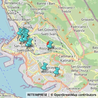 Mappa Trieste, 34129 Trieste TS, Italia (2.15167)