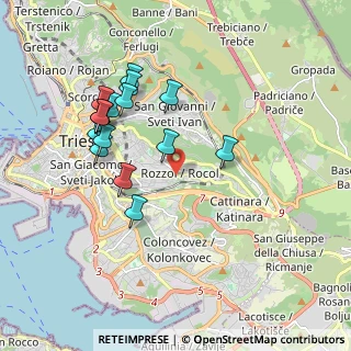 Mappa Strada di Rozzol, 34139 Trieste TS, Italia (1.82)