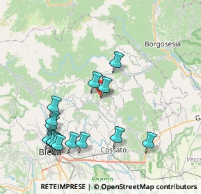 Mappa REGIONE FORNACE, 13825 VALLE MOSSO BI, Italia (8.732)