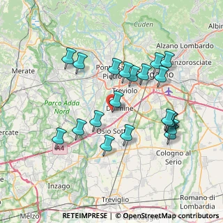 Mappa Via Papa Giovanni XXIII, 24044 Dalmine BG, Italia (7.2505)