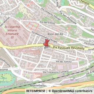 Mappa Via Eugenio Scomparini, 33/A, 34139 Trieste, Trieste (Friuli-Venezia Giulia)
