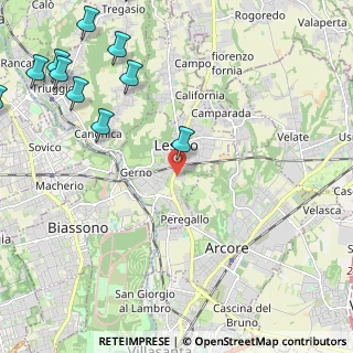 Mappa Via delle Officine, 20855 Lesmo MB, Italia (3.21182)