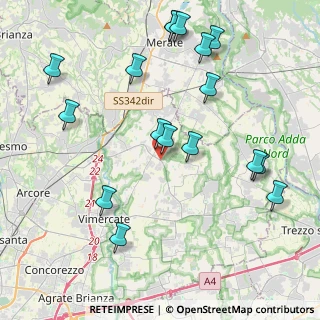 Mappa Via Dante, 20886 Aicurzio MB, Italia (4.70588)