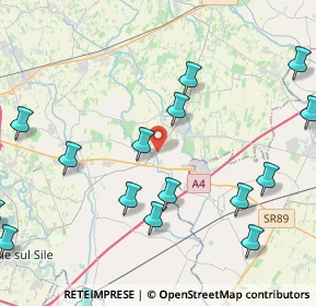 Mappa Via per Monastier, 31056 Roncade TV, Italia (6.2245)