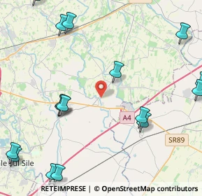 Mappa Via per Monastier, 31056 Roncade TV, Italia (6.513)