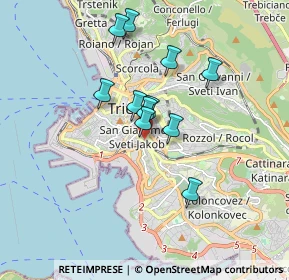 Mappa Via Rivalto, 34137 Trieste TS, Italia (1.35091)