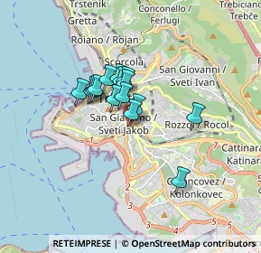 Mappa Via Rivalto, 34137 Trieste TS, Italia (1.11933)