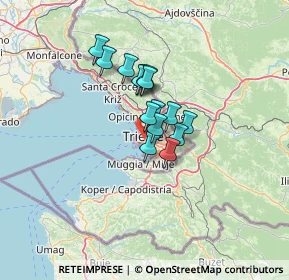 Mappa 34137 Trieste TS, Italia (8.152)