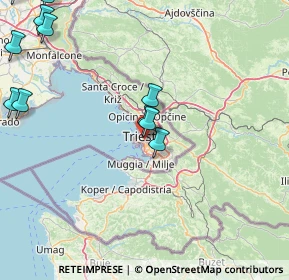 Mappa 34137 Trieste TS, Italia (21.61727)