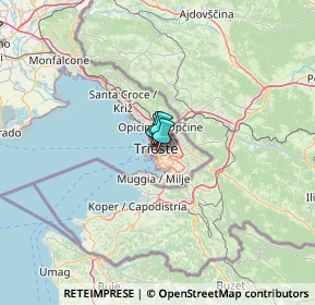 Mappa 34137 Trieste TS, Italia (50.36385)