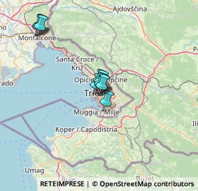 Mappa Via Rivalto, 34137 Trieste TS, Italia (10.73364)