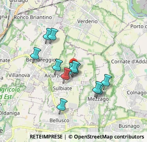 Mappa Via Biffi, 20884 Sulbiate MB, Italia (1.4275)