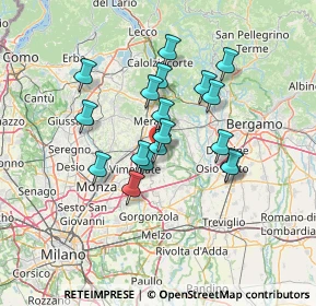 Mappa Via Biffi, 20884 Sulbiate MB, Italia (11.08278)