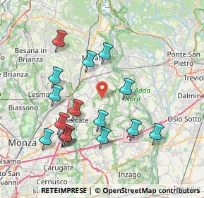 Mappa Via Biffi, 20884 Sulbiate MB, Italia (7.74063)