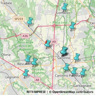 Mappa Via Brera, 21040 Gerenzano VA, Italia (4.852)