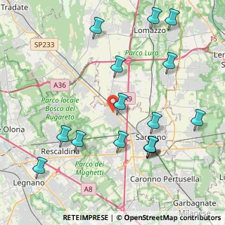 Mappa Via Brera, 21040 Gerenzano VA, Italia (4.72733)