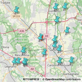 Mappa Via Brera, 21040 Gerenzano VA, Italia (5.47294)