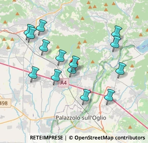 Mappa Via Don Pietro Belotti, 24064 Grumello del Monte BG, Italia (3.81929)