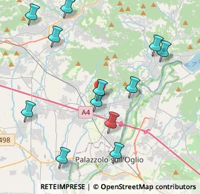 Mappa Via Don Pietro Belotti, 24064 Grumello del Monte BG, Italia (4.57833)