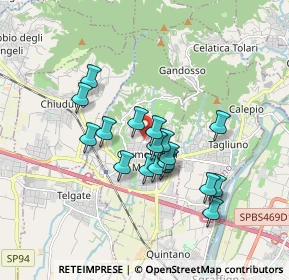Mappa Via Don Pietro Belotti, 24064 Grumello del Monte BG, Italia (1.40778)