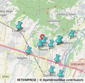 Mappa Via Don Pietro Belotti, 24064 Grumello del Monte BG, Italia (1.95083)