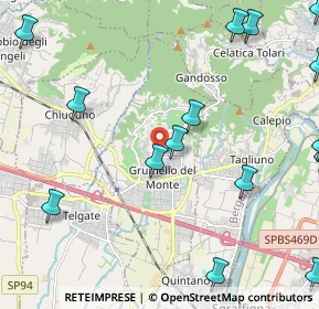 Mappa Via Don Pietro Belotti, 24064 Grumello del Monte BG, Italia (3.03667)