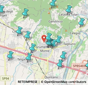 Mappa Via Don Pietro Belotti, 24064 Grumello del Monte BG, Italia (2.4895)