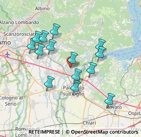 Mappa Via Don Pietro Belotti, 24064 Grumello del Monte BG, Italia (6.68429)