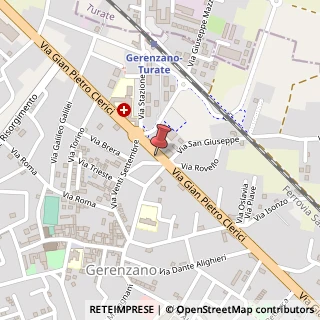 Mappa Via Clerici, 39, 21040 Gerenzano, Varese (Lombardia)