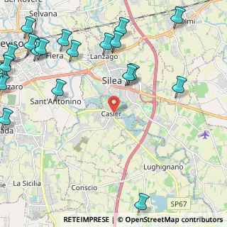 Mappa Piazza S. Pio X, 31030 Casier TV, Italia (3.2335)