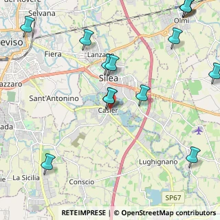 Mappa Piazza S. Pio X, 31030 Casier TV, Italia (2.81571)