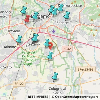 Mappa Via San Nicolò, 24050 Zanica BG, Italia (4.69214)