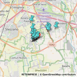 Mappa Via San Nicolò, 24050 Zanica BG, Italia (0.878)